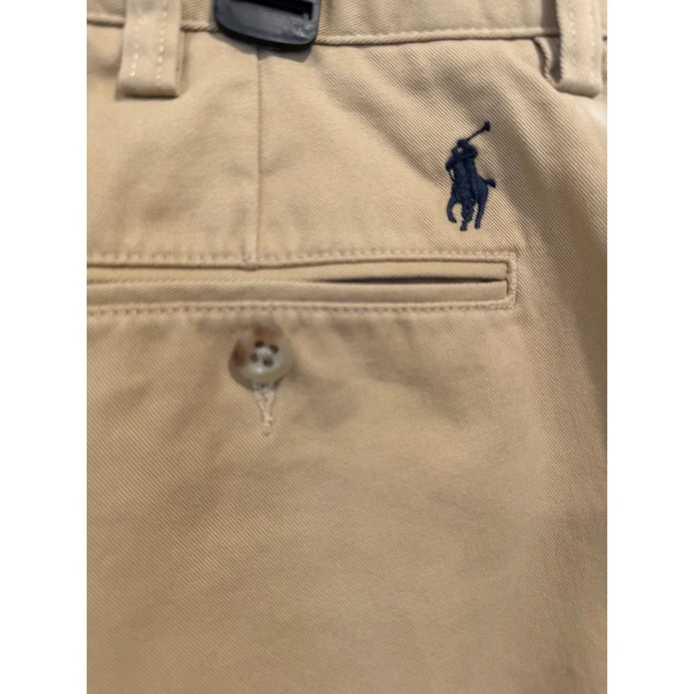 Polo Ralph Lauren Mens Prospect Pant Tan Khaki Cotton Chino Sz 36 Preppy Dadcore